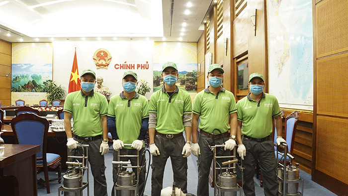 AN SINH PEST CONTROL cung cấp dịch vụ tại Văn phòng Chính phủ